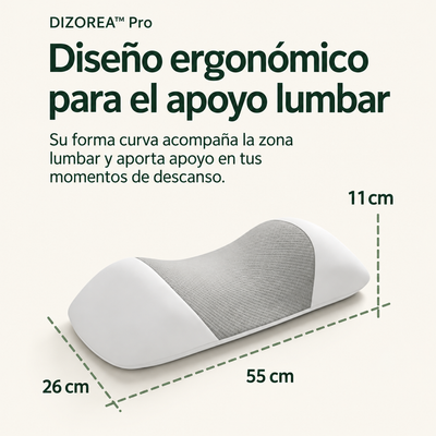 DIZOREA™ Pro — Almohada de soporte lumbar
