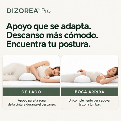 DIZOREA™ Pro — Almohada de soporte lumbar